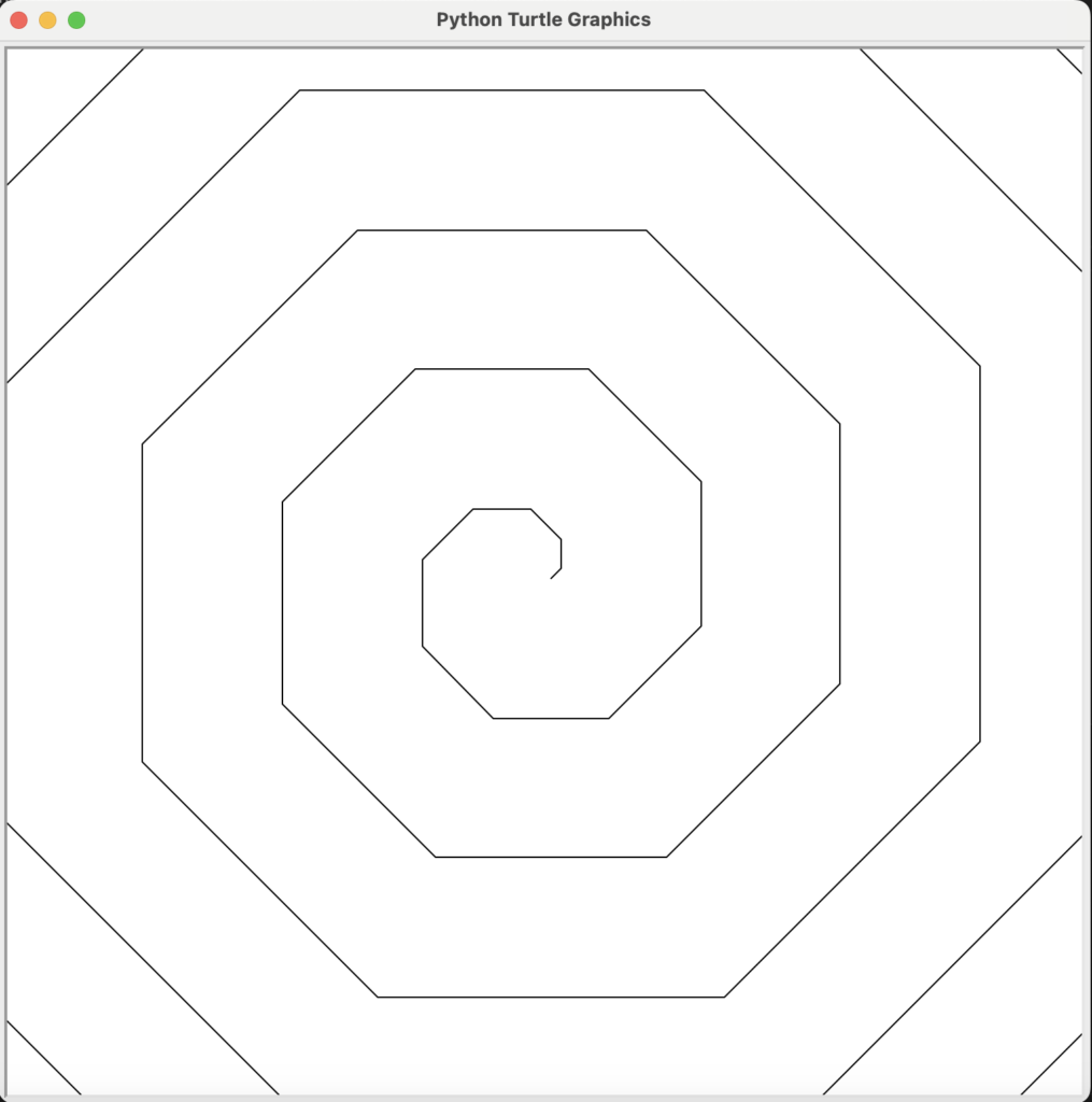 Spiral using Python